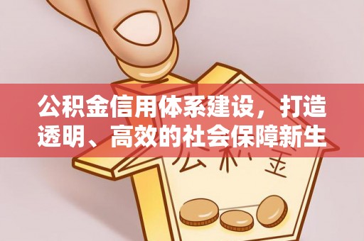 方城公积金信用体系建设，打造透明、高效的社会保障新生态