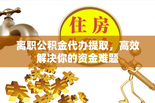 方城离职公积金代办提取，高效解决你的资金难题
